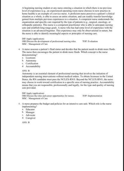 Fundamentals of Nursing 11th edition Potter - Test Bank