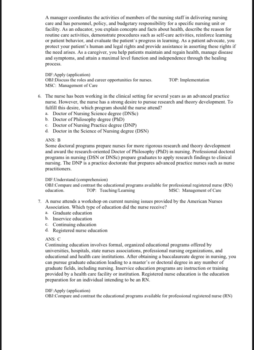 Fundamentals of Nursing 11th edition Potter - Test Bank