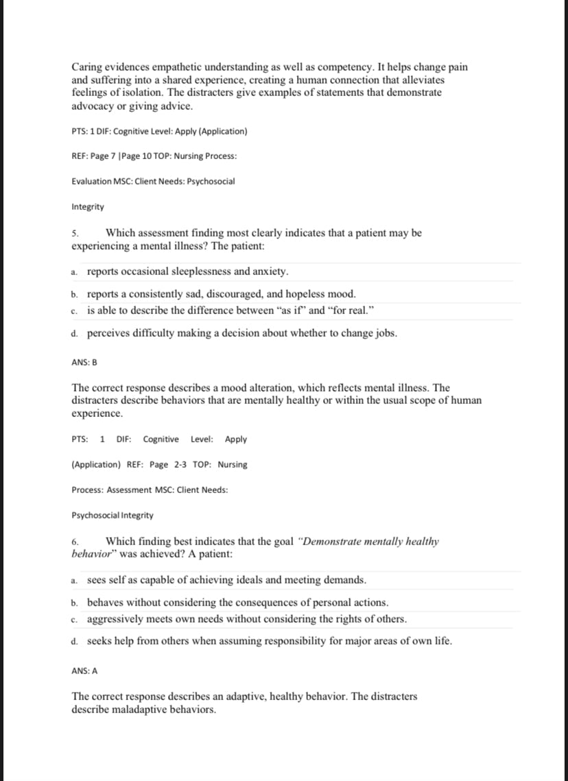 Foundations of Mental Health Care 8th Edition by Morrison-Valfre - Test Bank